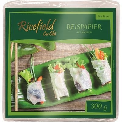 

Papier ryżowy kwadrat 16 x 16 cm 300 g Ricefield