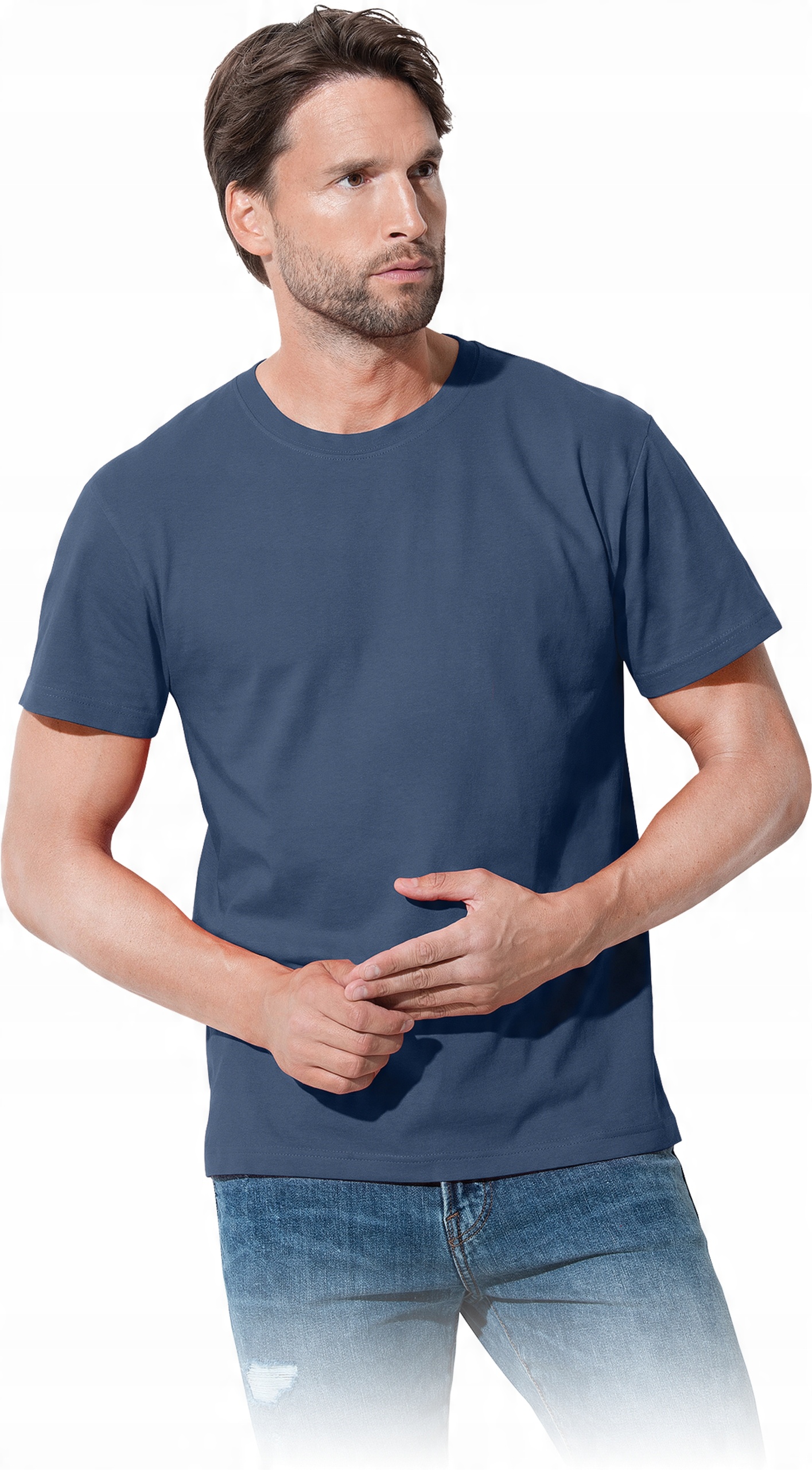 

Bawełniany Męski T-shirt Koszulka Wygodny roz. L
