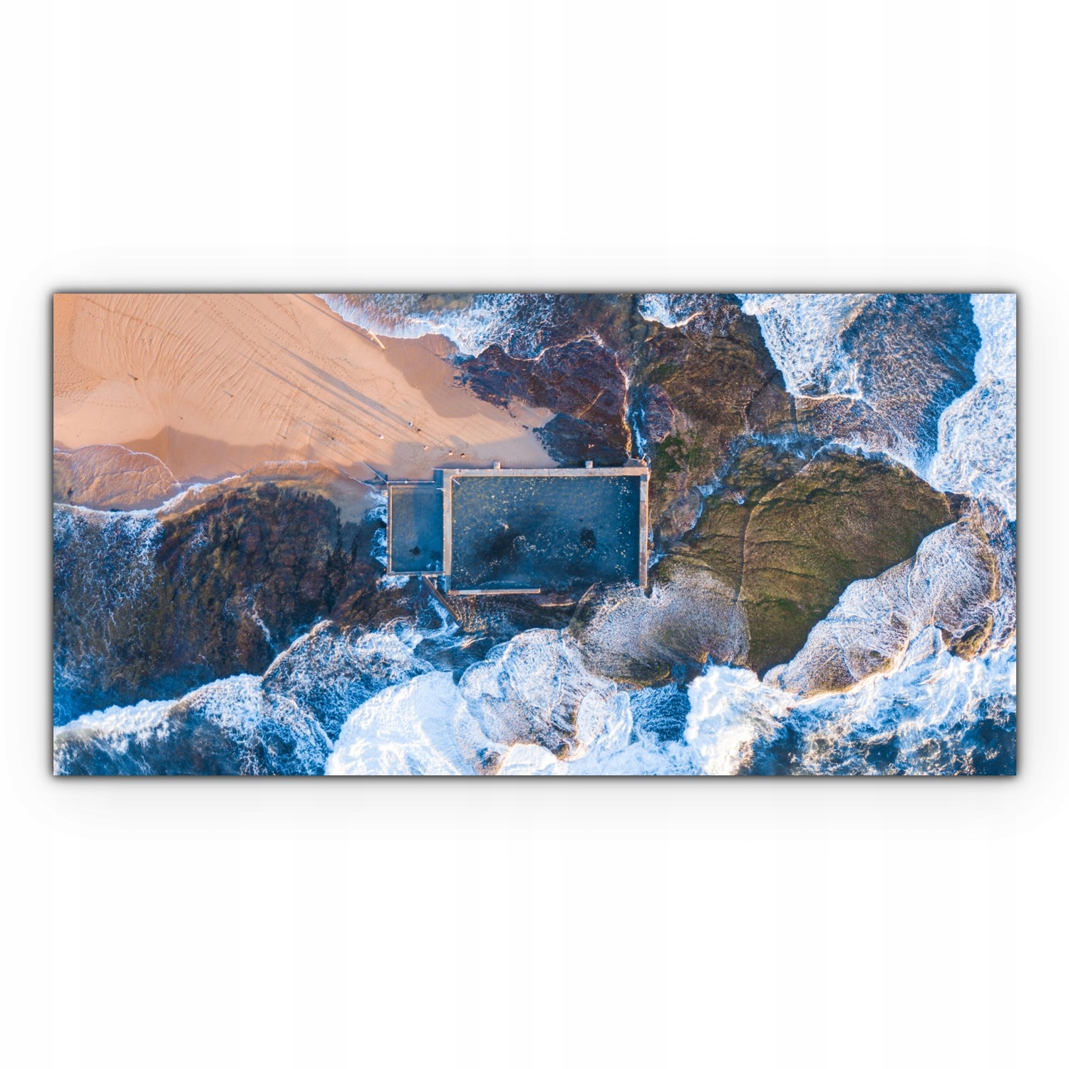

foto-obraz na płótnie 120x60 Ocean Fale Krajobraz