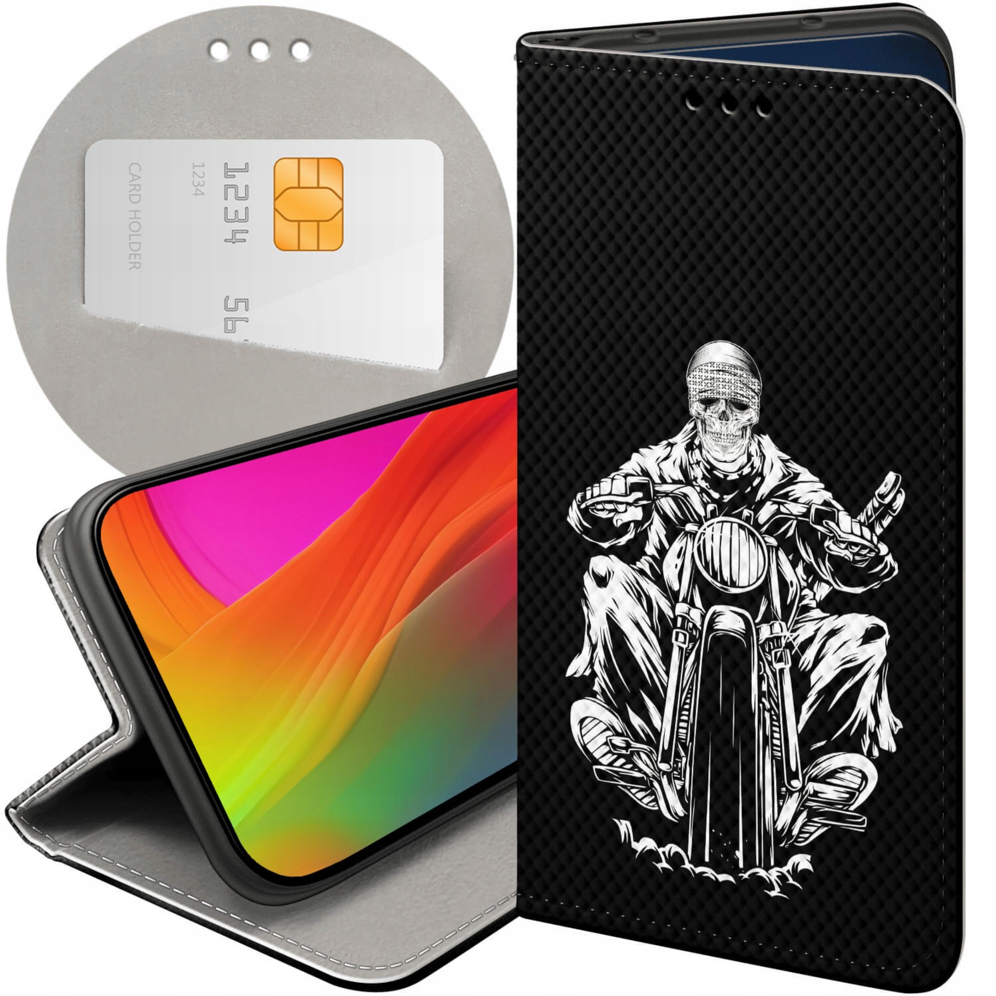 Etui Z Klapką Do Oppo RENO13 F 4G 5G Motocykle Motor Motorower Case