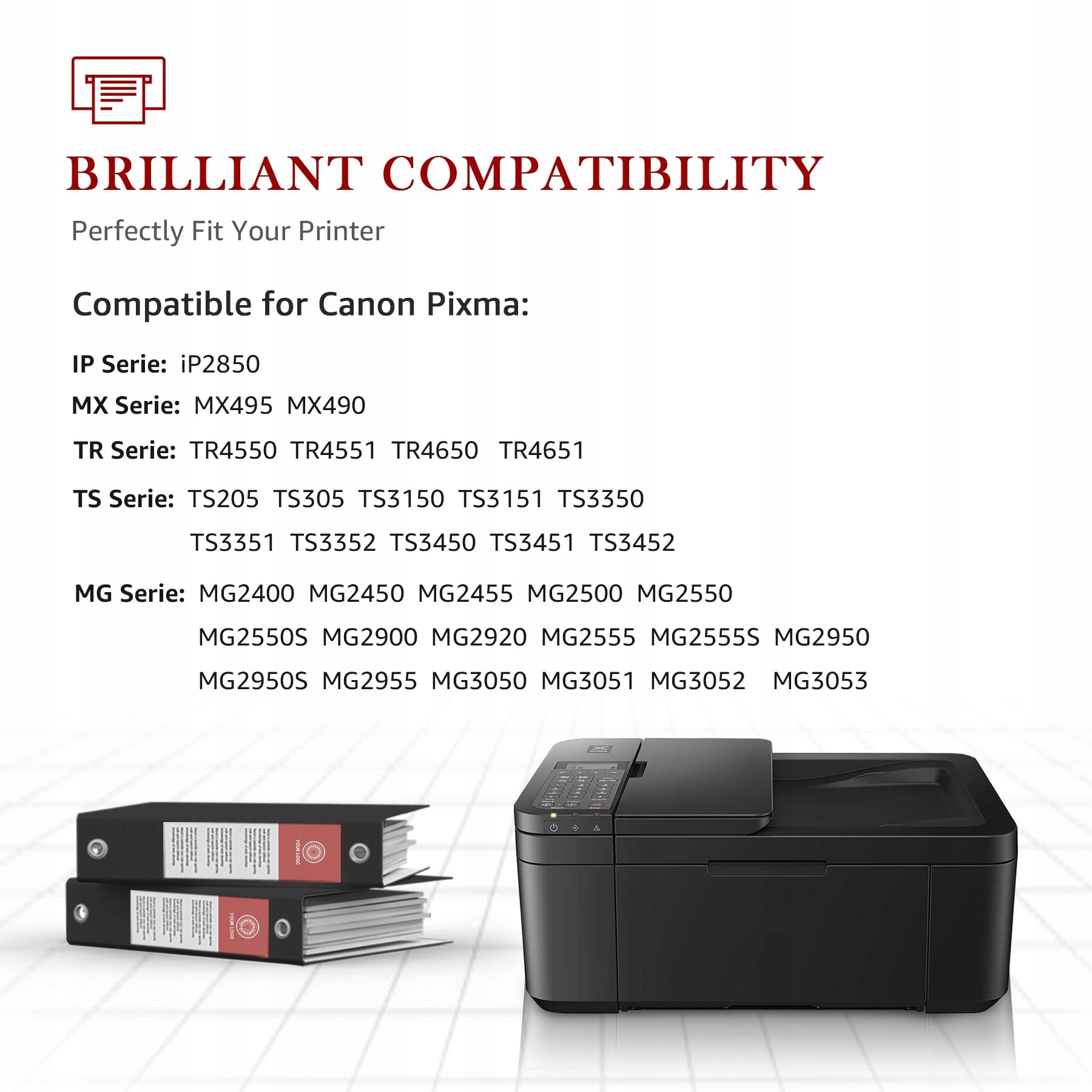 TONER KINGDOM PG-545XL CL-546XL Tusze Do Canon Pixma (Czarny Kolor) — miniatura 5