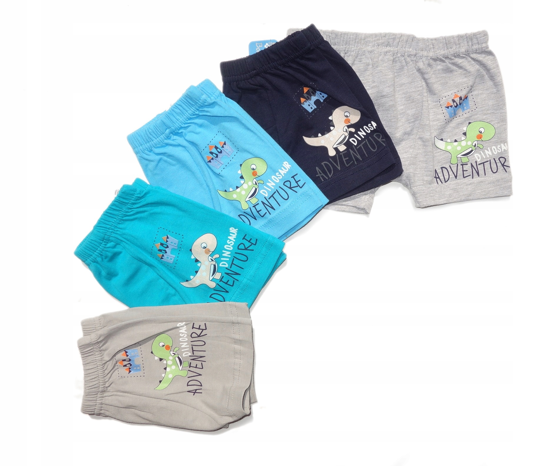 

Moraj Majtki Bokserki Chłopięce 5PACK Dino 116/122