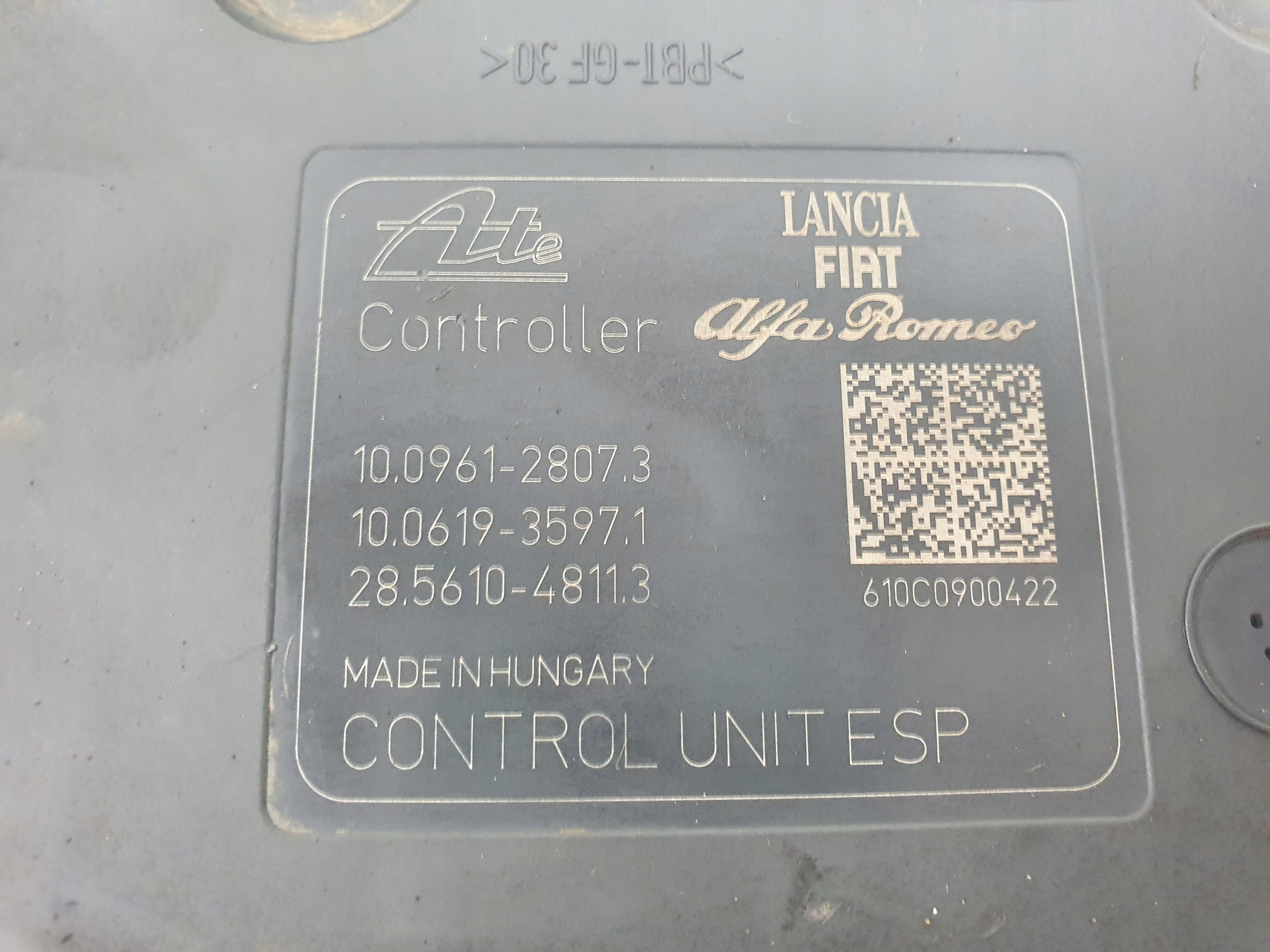 ALFA ROMEO GIULIETTA насос ABS 51898163