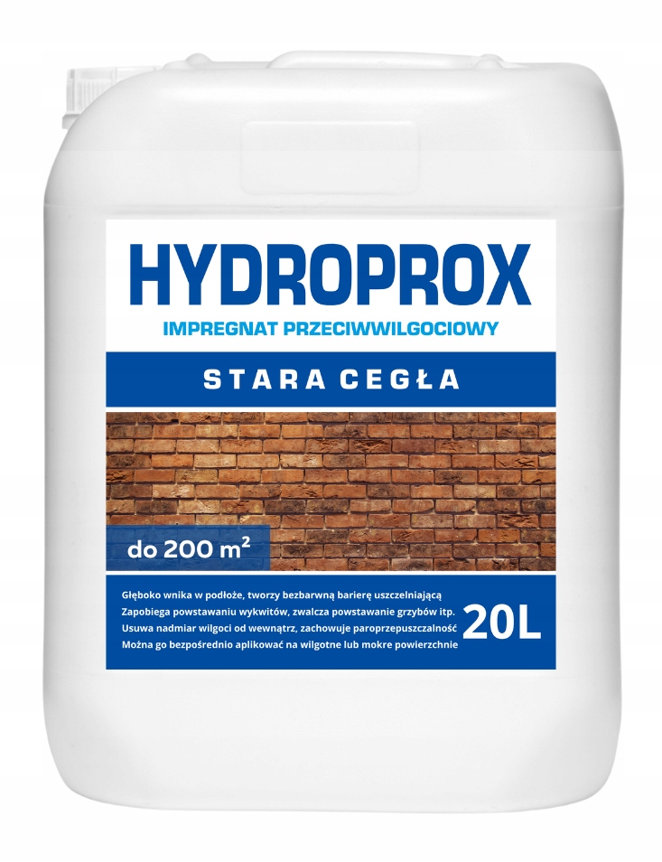 Hydroprox Impregnační Prostředek Proti Vlhkosti Stará Cihla 20 L