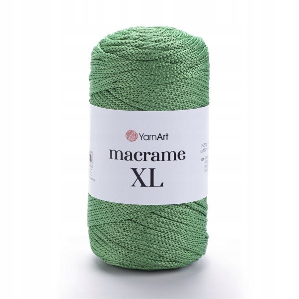 YarnArt Macrame XL 173 zelený provázek makramé sada 4 x 250 g 130 m
