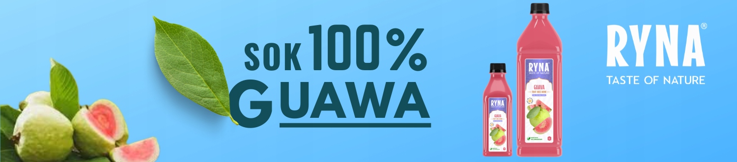 RYNA GUAVA JUICE DRINK 1L Volume 1000 ml