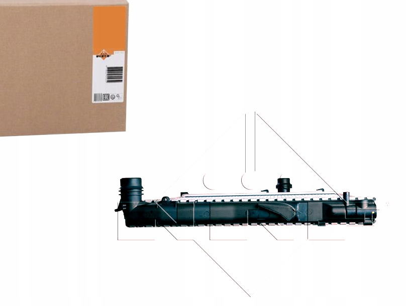 Chladič Bmw E46 316-330 Nrf Nezbytnost řidiče #37