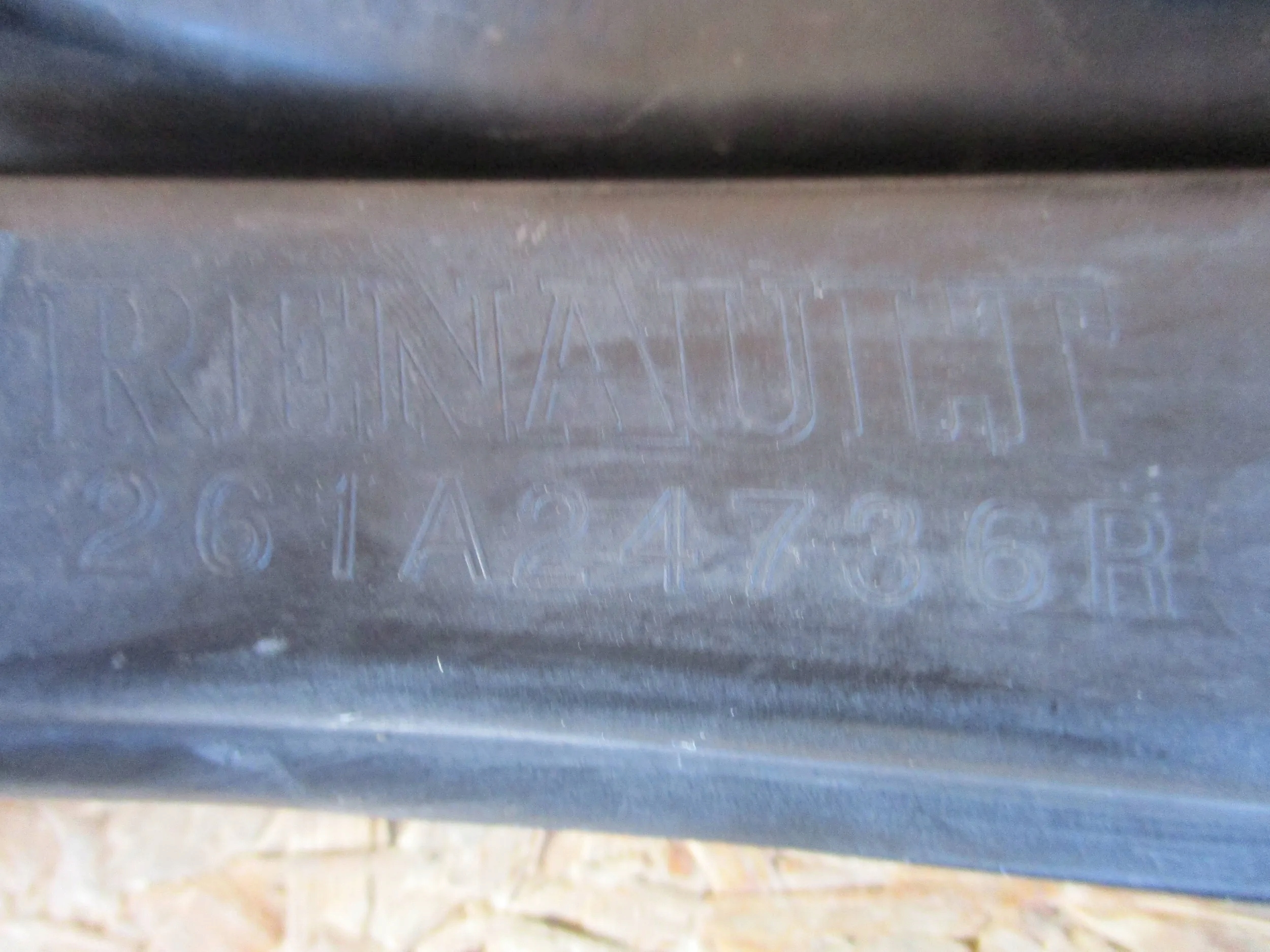grid of a bumper right front RENAULT CAPTUR LIFT