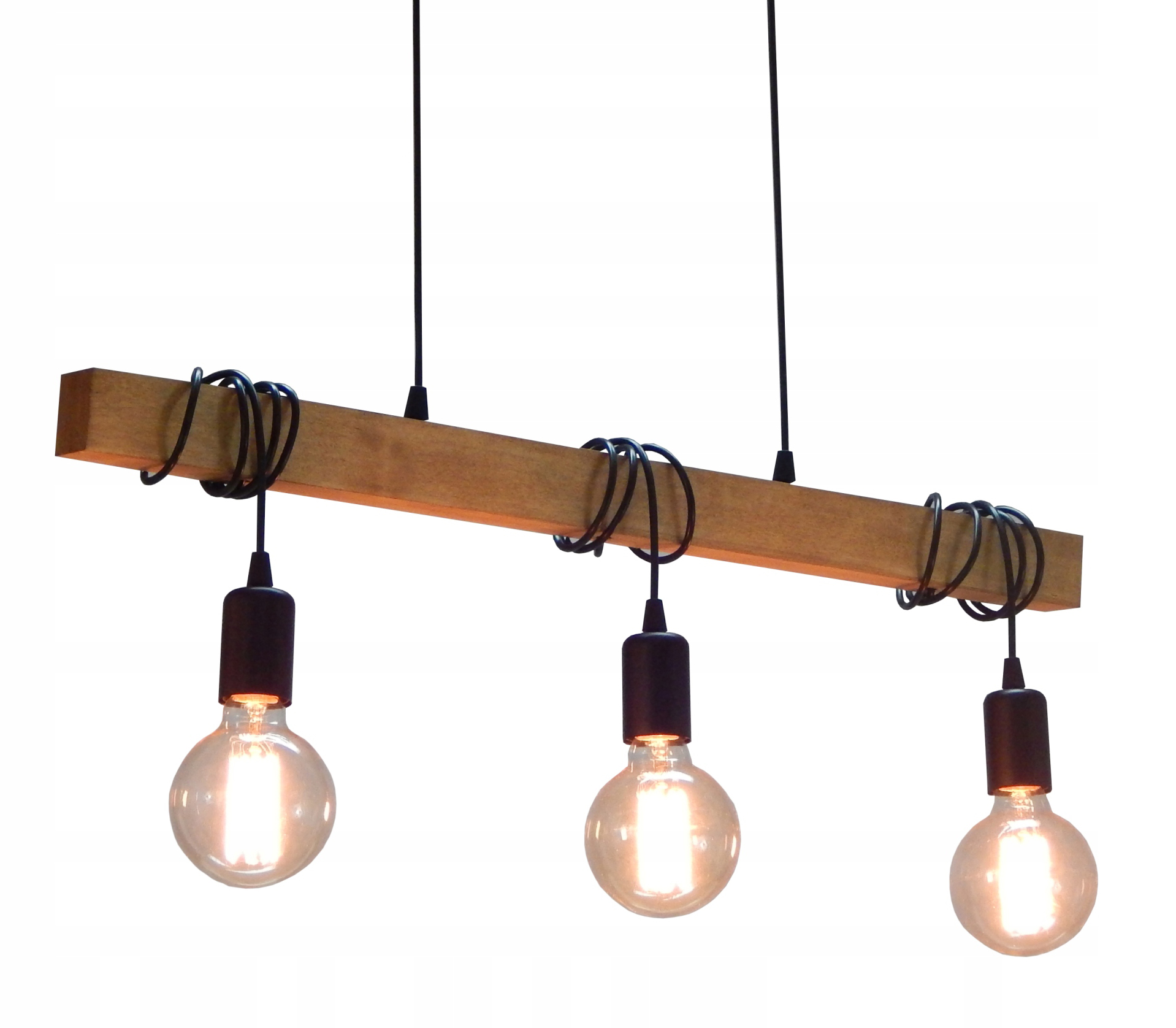 

Lampa Wisząca/sufitowa typ:015-3. Drewno, Loft