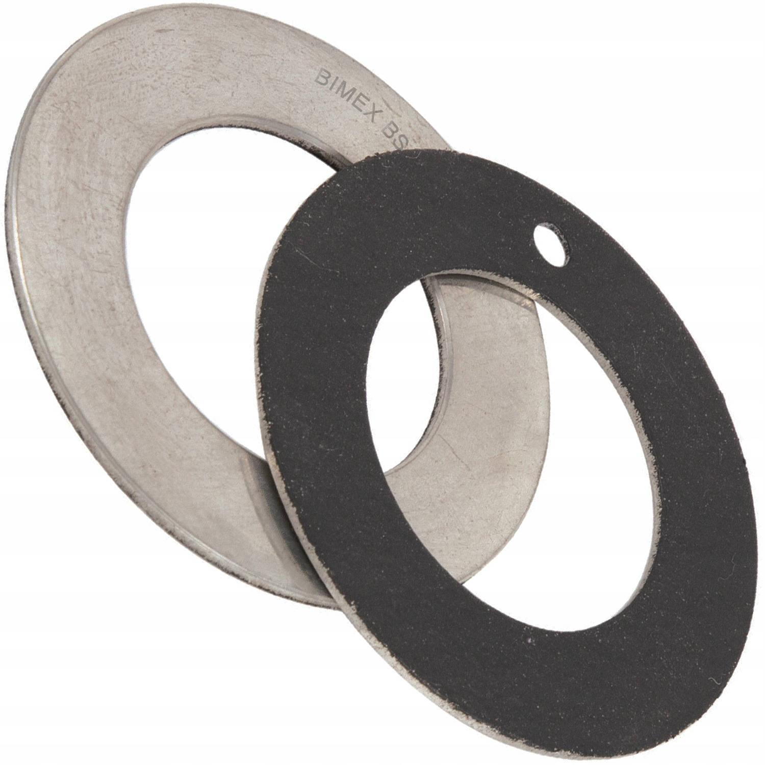 PODKŁADKA ŚLIZGOWA DYSTANSOWA OPOROWA STAL BRĄZ DYSTANS PTFE EUWC 20x36x1.5