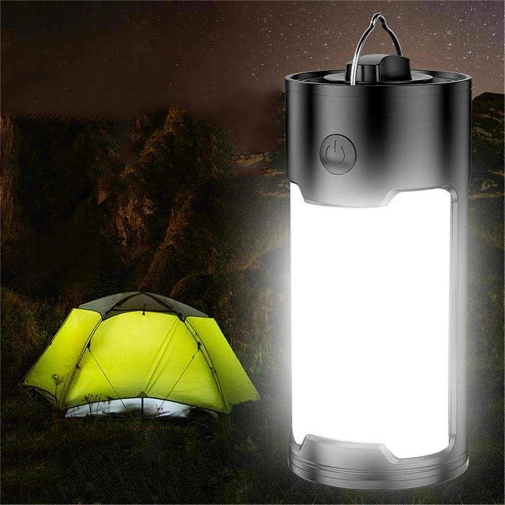 LAMPA KEMPINGOWA, LAMPA KEMPINGOWA LED LAMPY KEMPINGOWE USB LATARKA RĘCZNA Materiał ABS