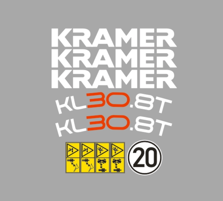 Samolepky samolepka Kramer KL30.8T