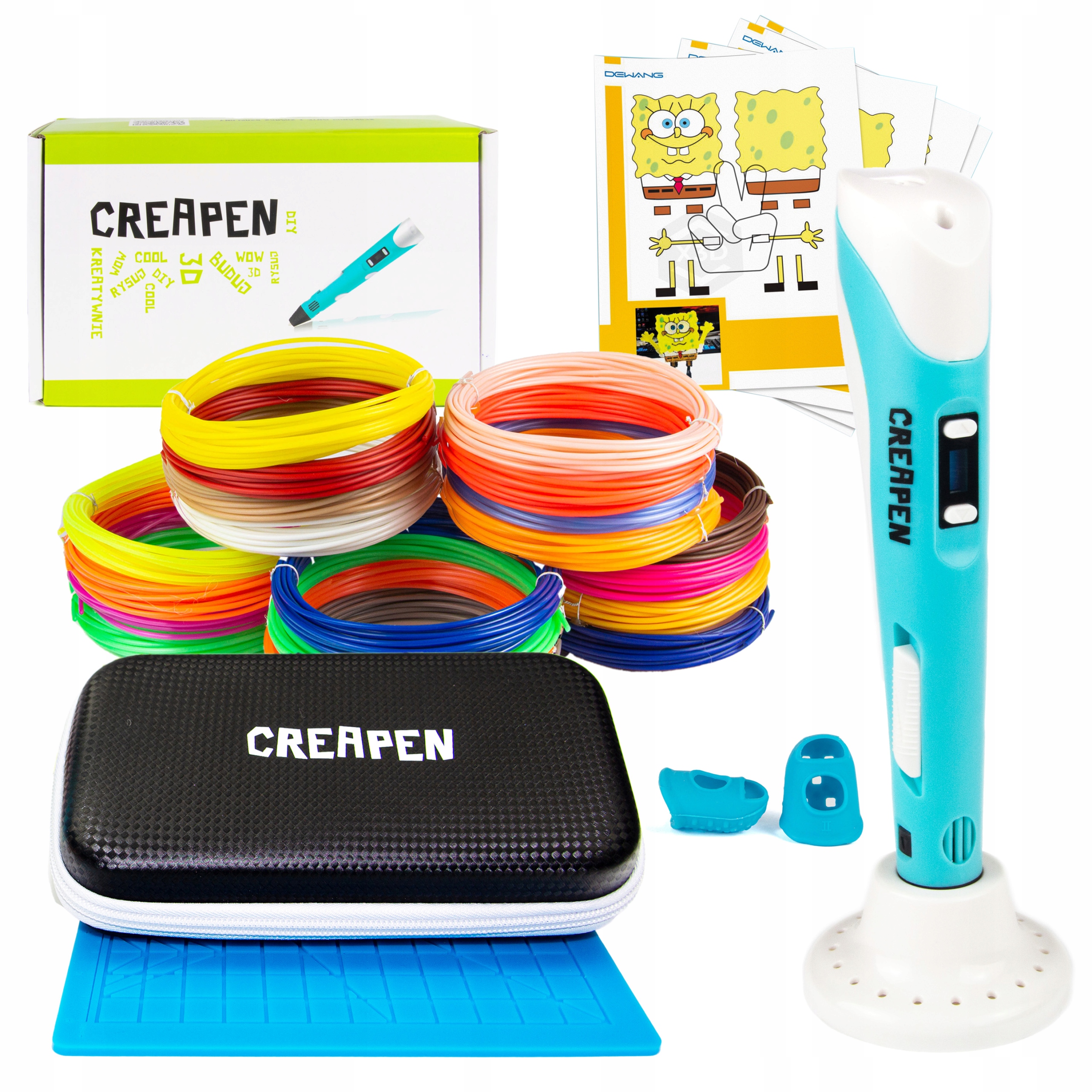 

Creapen 100m Wkład 75 Wzorów Blue Etui Podkładka