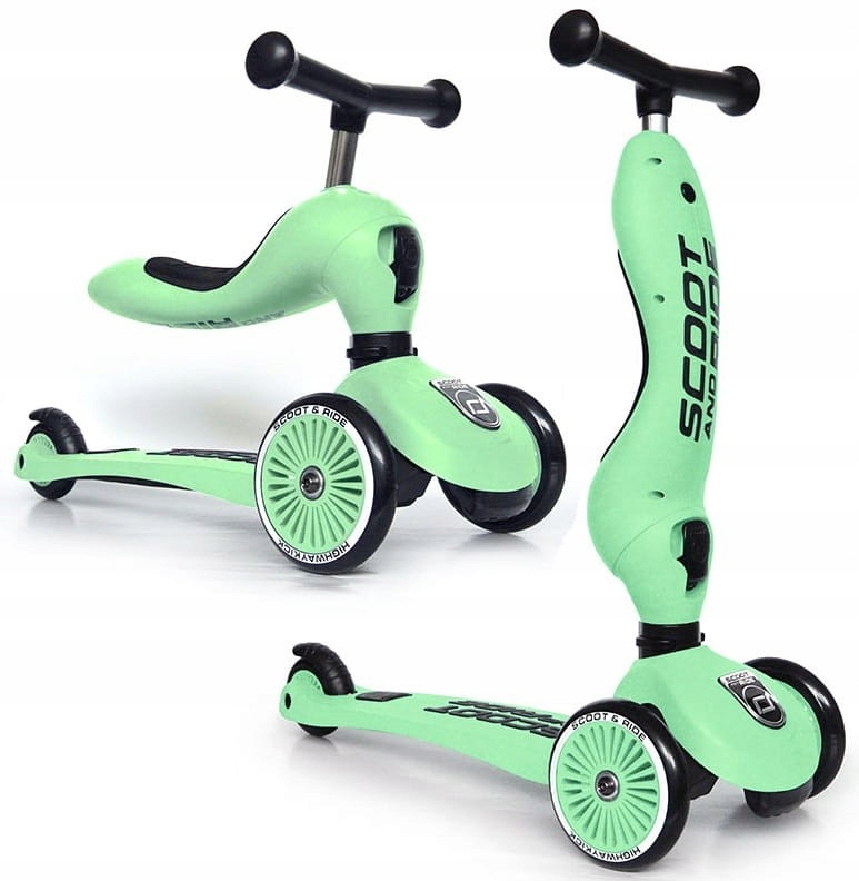 Scoot And Ride Kiwi ZESTAW HULAJNOGA i Jeździk 2w1 + KASK z LED XXS do S 1+ Kod producenta ScootandRide_Z5