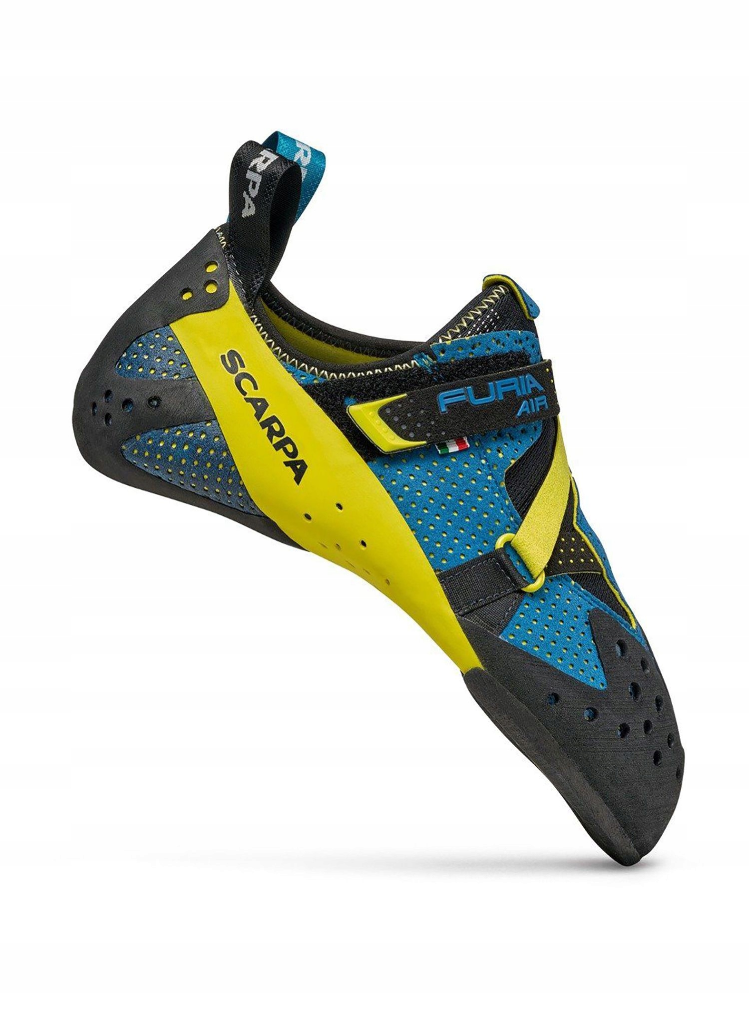 Lezečky Scarpa Furia Air baltic blue/yellow 37.5