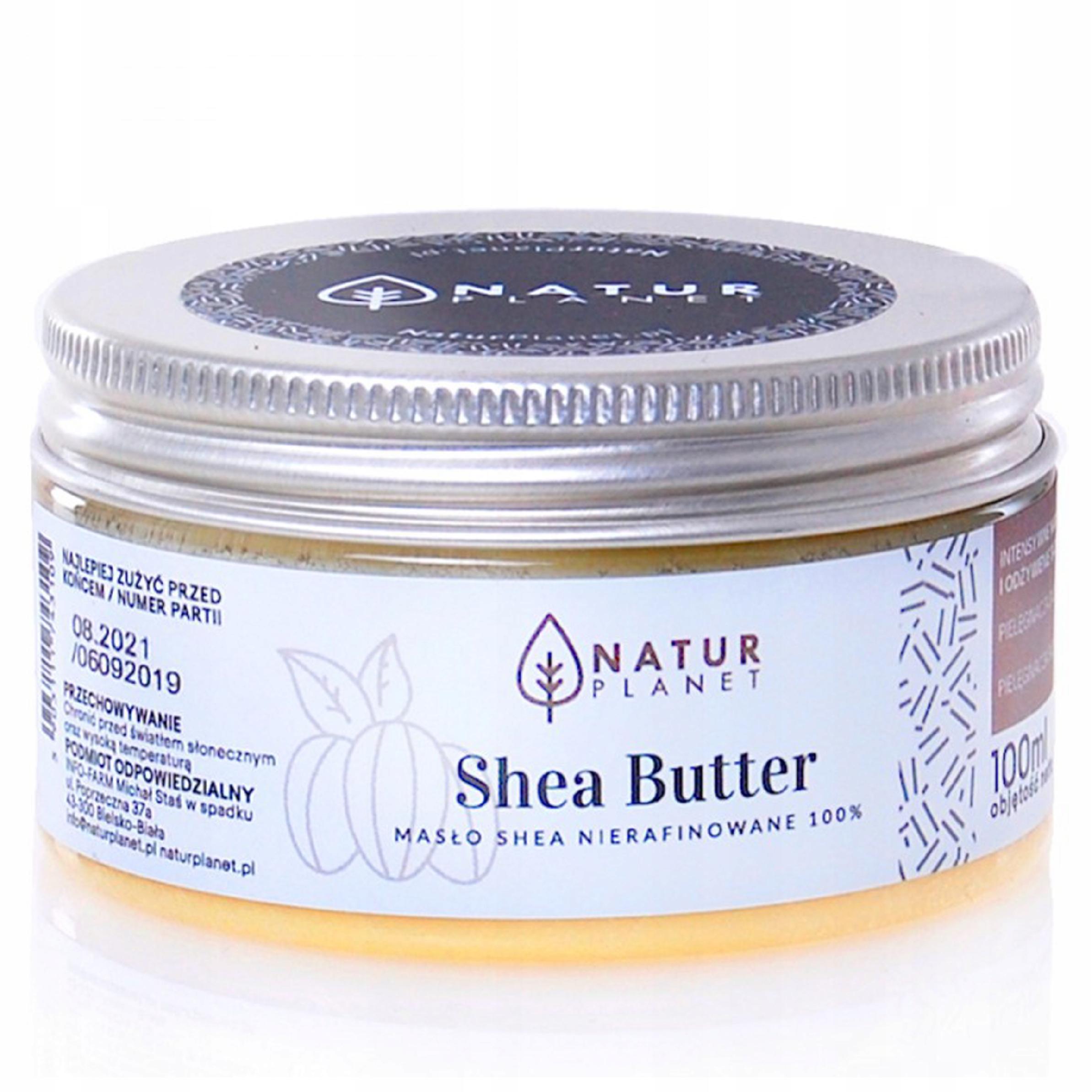 

Natur Planet Nierafinowane Masło Shea 100 G