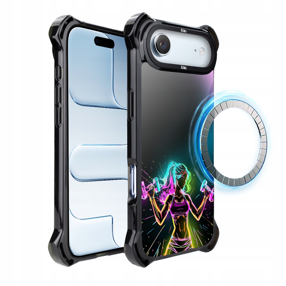 Pouzdro pro iPhone Air Ibizu DropGuard Ultra s MagSafe, fitness vibrace
