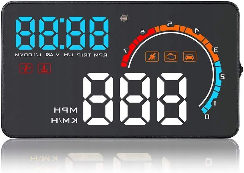 Jason202304040005 - D2500 OBD2 Hud Head up дисплей спідометр індикатор