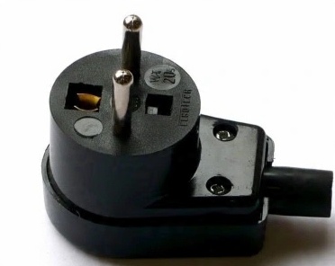 

Wtyczka kątowa z/u 16A 23V czarna WT-20S-2