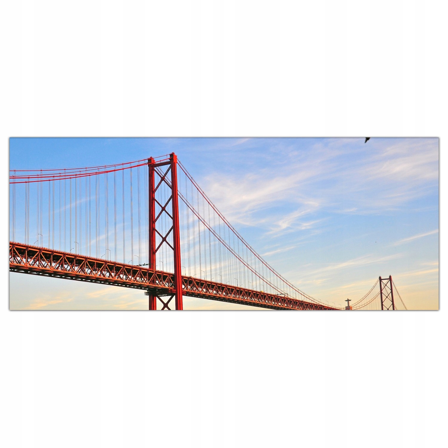 

Obraz na szkle Foto Lizbona Zachód Słońca 125x50