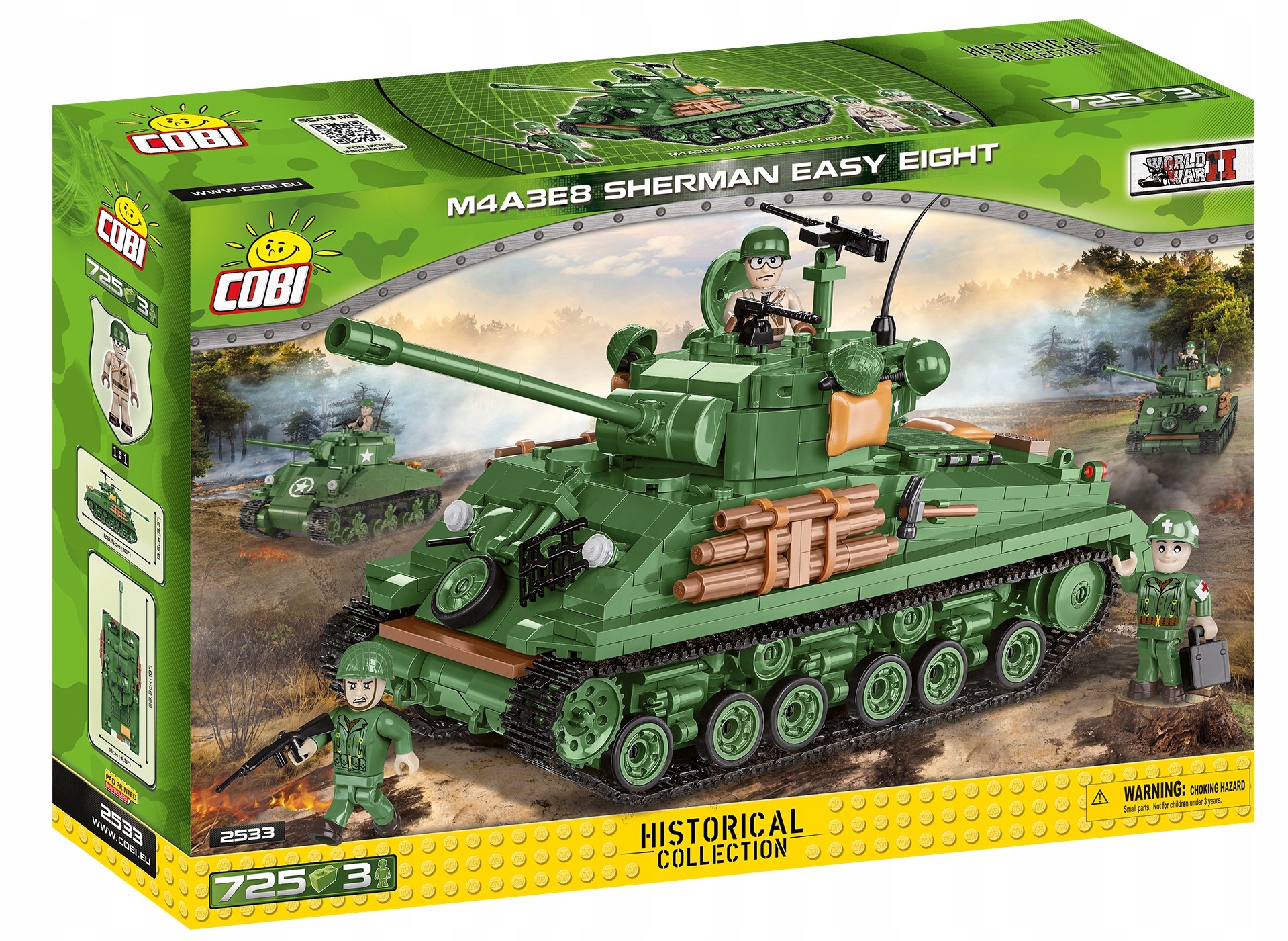 Cobi M4A3E8 Sherman Easy Eight 2533