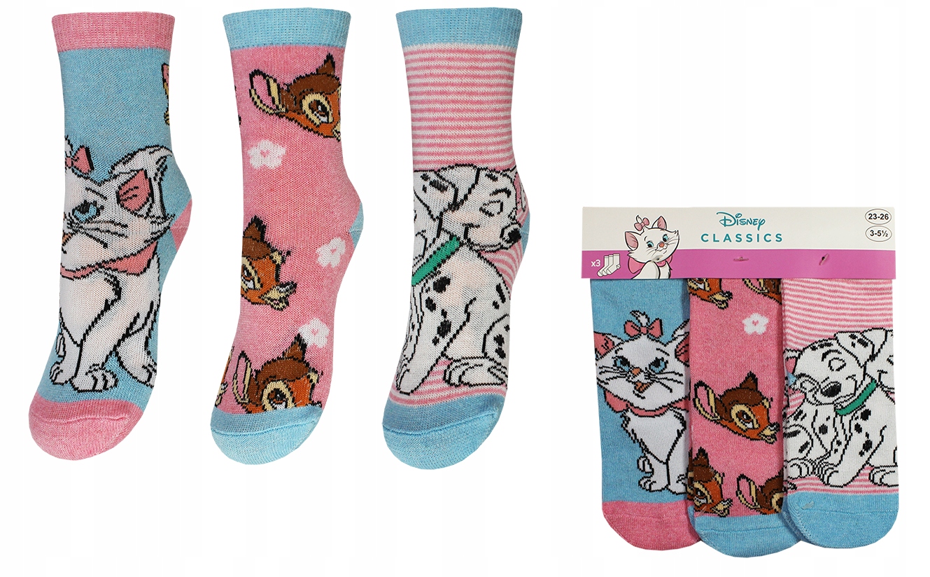 

Animals Disney Skarpetki Dla Dziecka 3-PAK 27/30