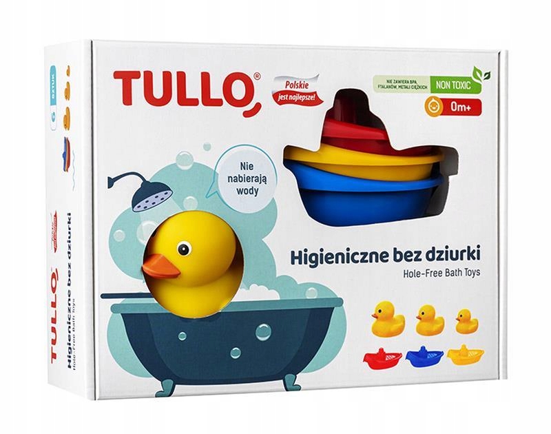 

Zabawki Do Kąpieli 6 Szt. Kaczuszki Łódeczki Tullo