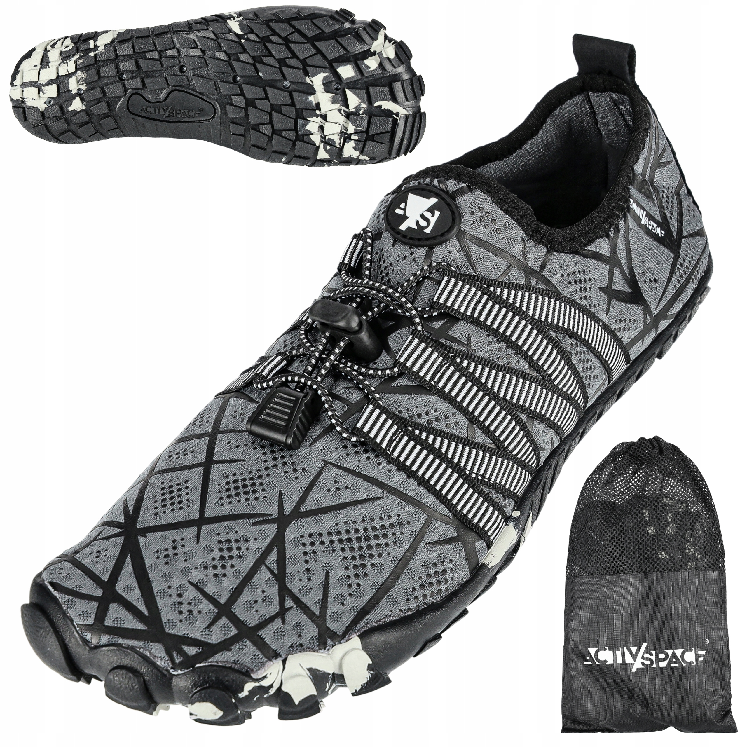 WIELOFUNKCYJNE BUTY DO WODY PŁYWANIA NA PLAŻĘ JEŻOWCE RAFĘ KAMIENIE R37 PRO