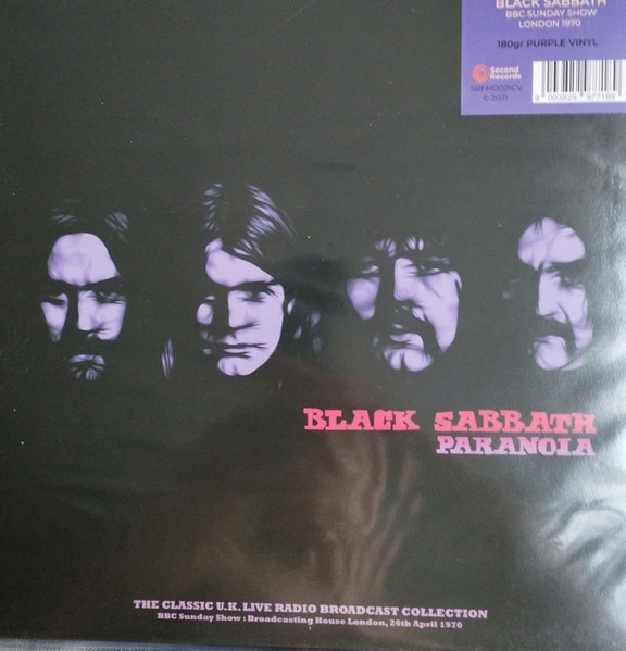 Lp Black Sabbath – Paranoia (bbc Sunday Show 26th April 1970)