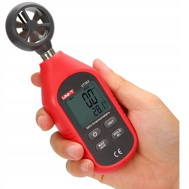 UNI-T UT363 MIERNIK WIATRU WIATROMIERZ ANEMOMETR Marka UNI-T