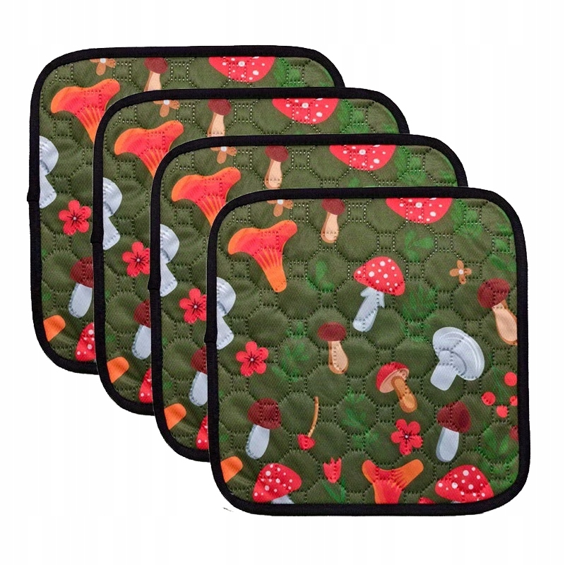 Levně Absorpční podložky do klece pro opakované použití, zelené, 4 ks