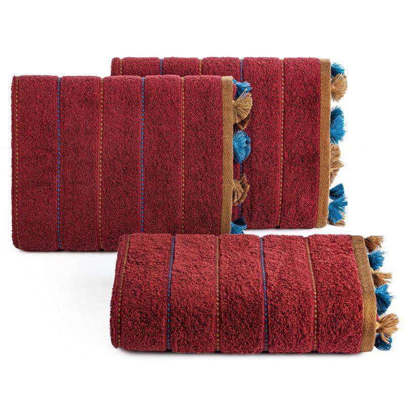 

Ręcznik Z Frędzlami Morocco Ortex 50X90 Bordowy