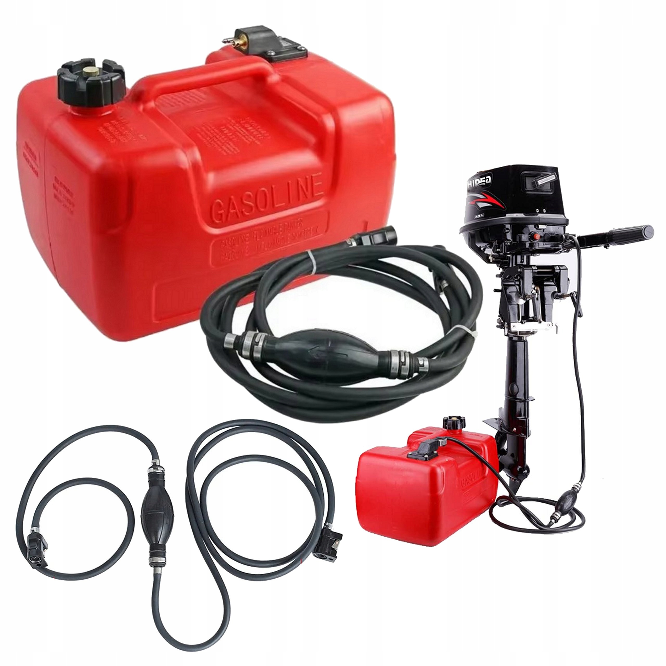 Zbiornik paliwa linia 12l silnika zaburtowego Storm Yamaha Mercury Parsun