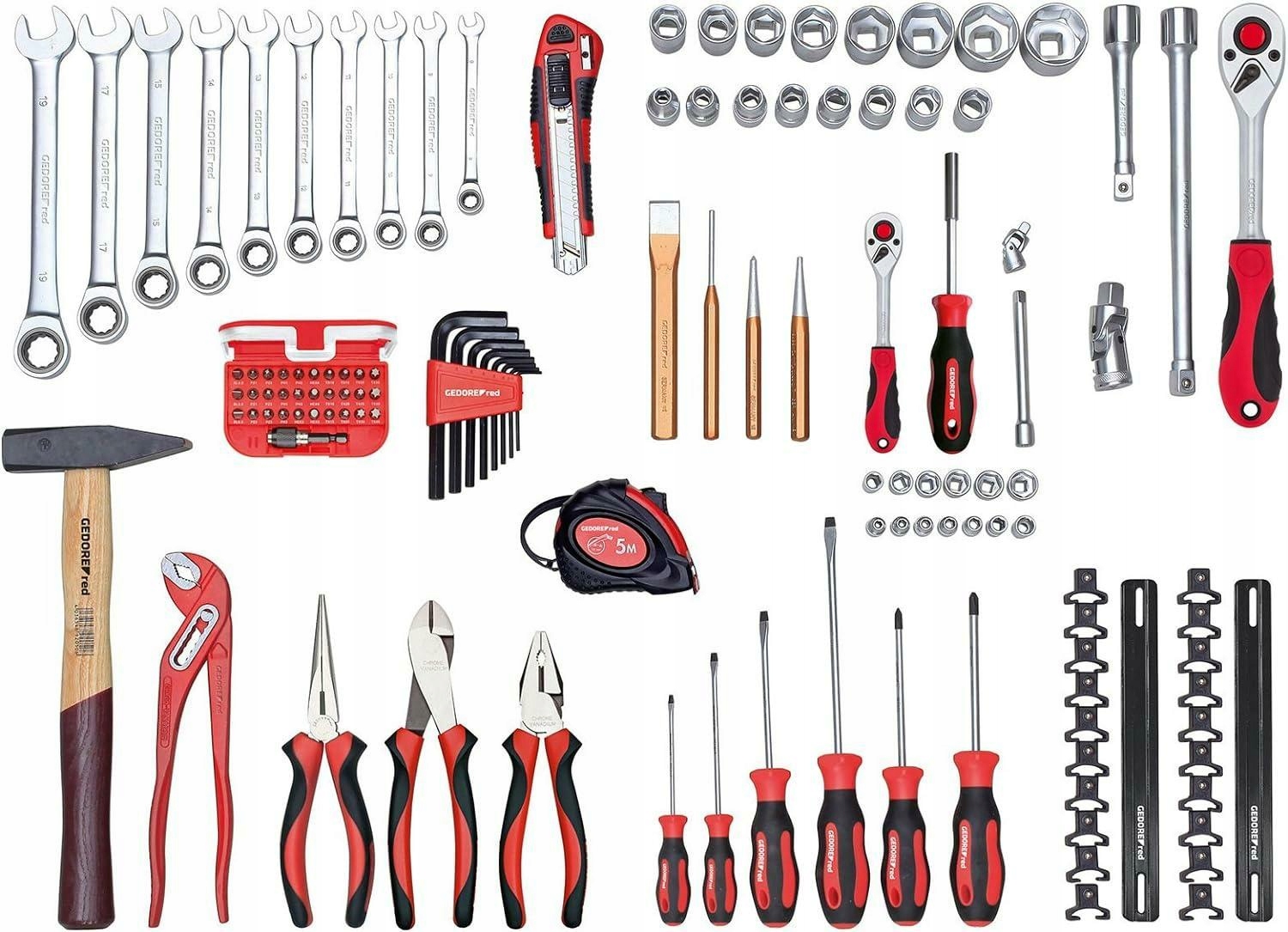 Uniwersalny zestaw narzędzi GEDORE Red ALL-IN 108 szt.