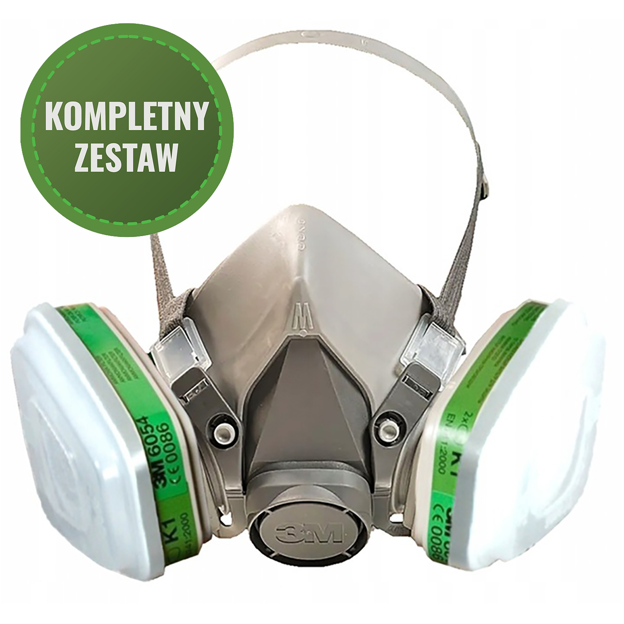 Półmaska 3M 6200 Pochłaniacze na Pary Amoniaku 3M 6054 Komplet Oryginał 3M