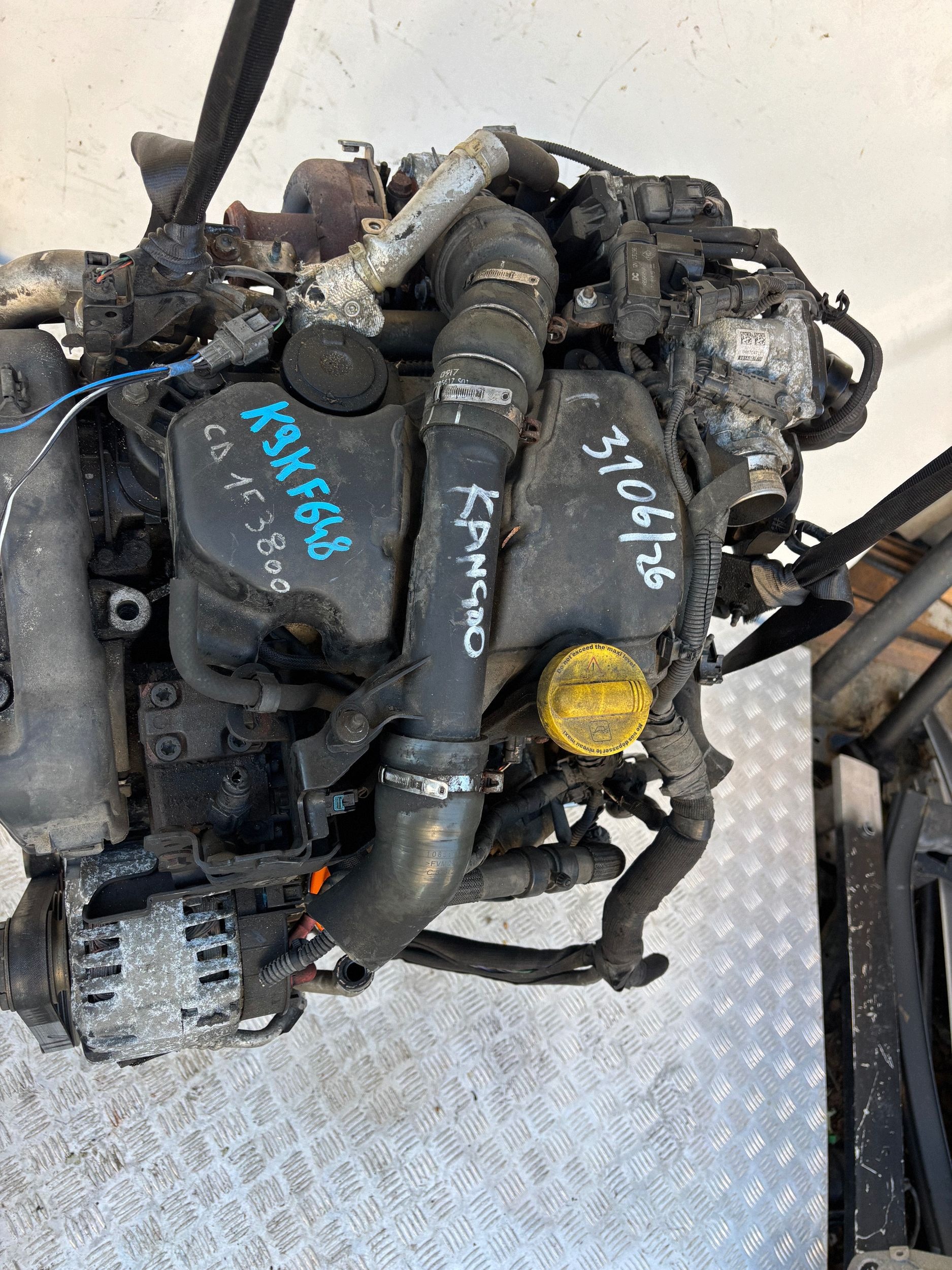 engine complete K9KF648 K9K648 1.5 DCI RENAULT KANGOO