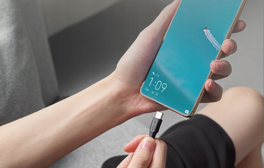 VENTION KABEL USB PRZEWÓD USB-A NA USB-C QC 3A DO TELEFONU ŁADOWARKI 0,5M Długość przewodu 0.5 m