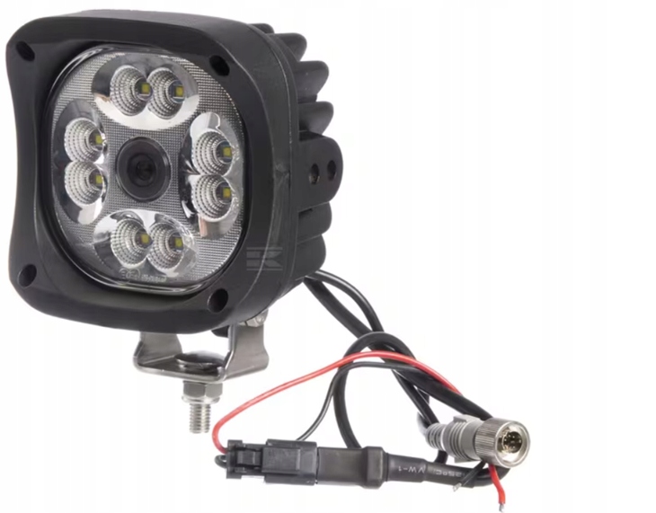LED8 Čtvercová Pracovní Lampa S Kamerou 40W 3500lm 12/24V Krátké Světlo