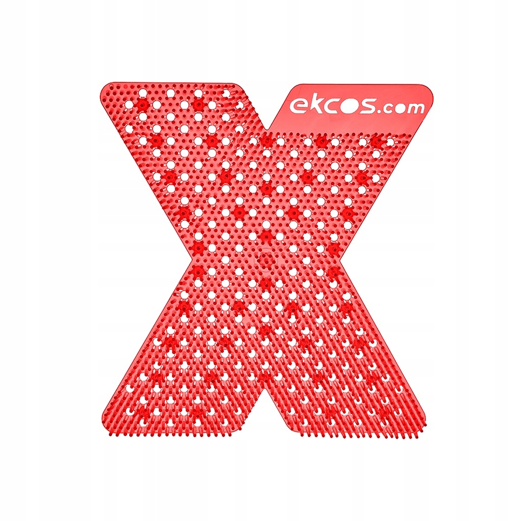 Levně Ekcos Xcrën Hd sítko do pisoáru vůně meloun, červené 2 ks