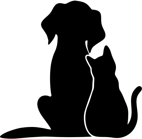 

Naklejka na samochód Pies I Kot Zwierzęta 15x15