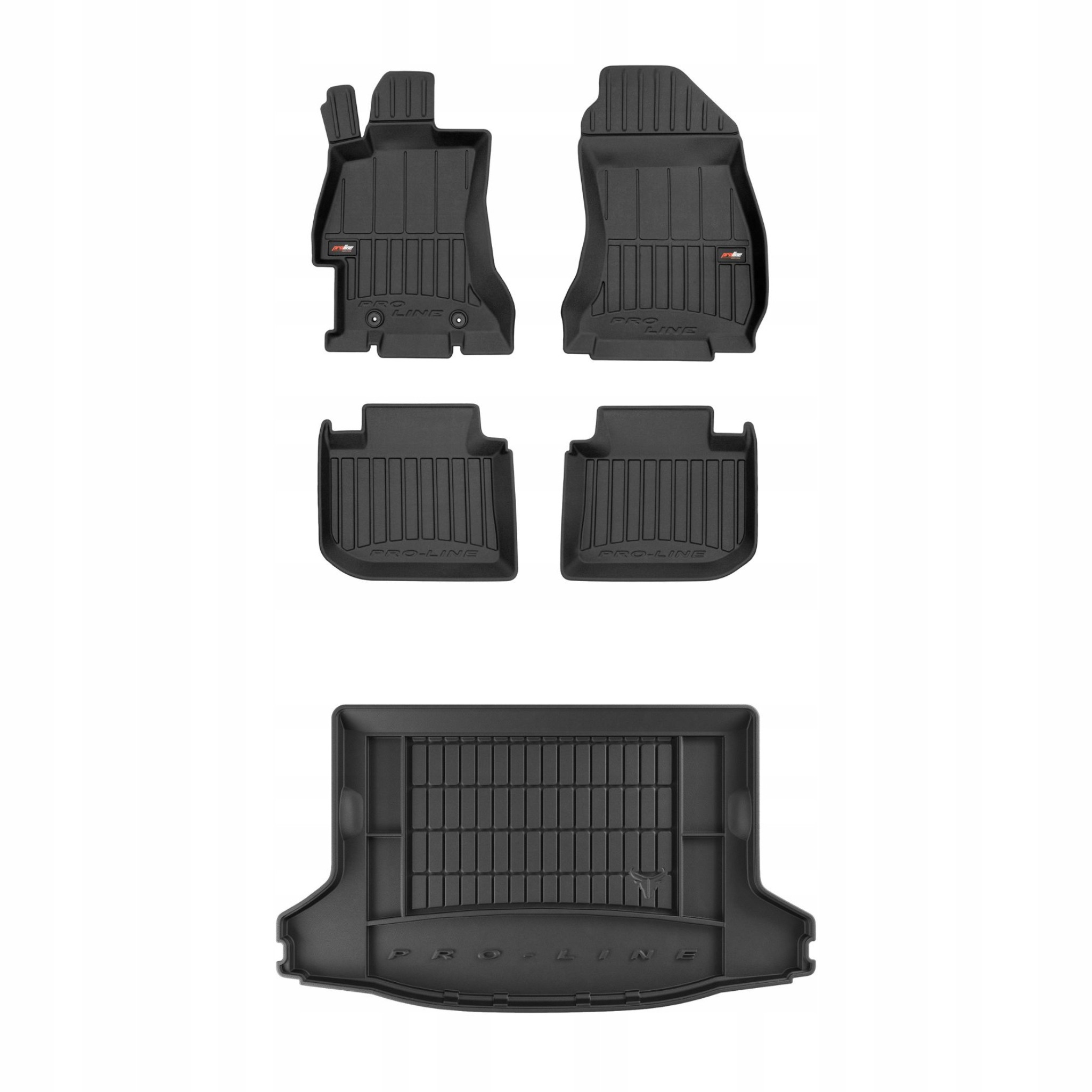 Sada gumových kobercov a rohoží pre Subaru XV I 11-17