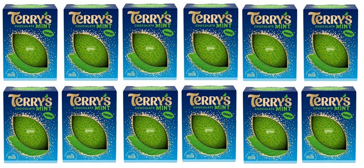 12x 145g Terry's Chocolate Mint czekolada miętowa Uk Karton