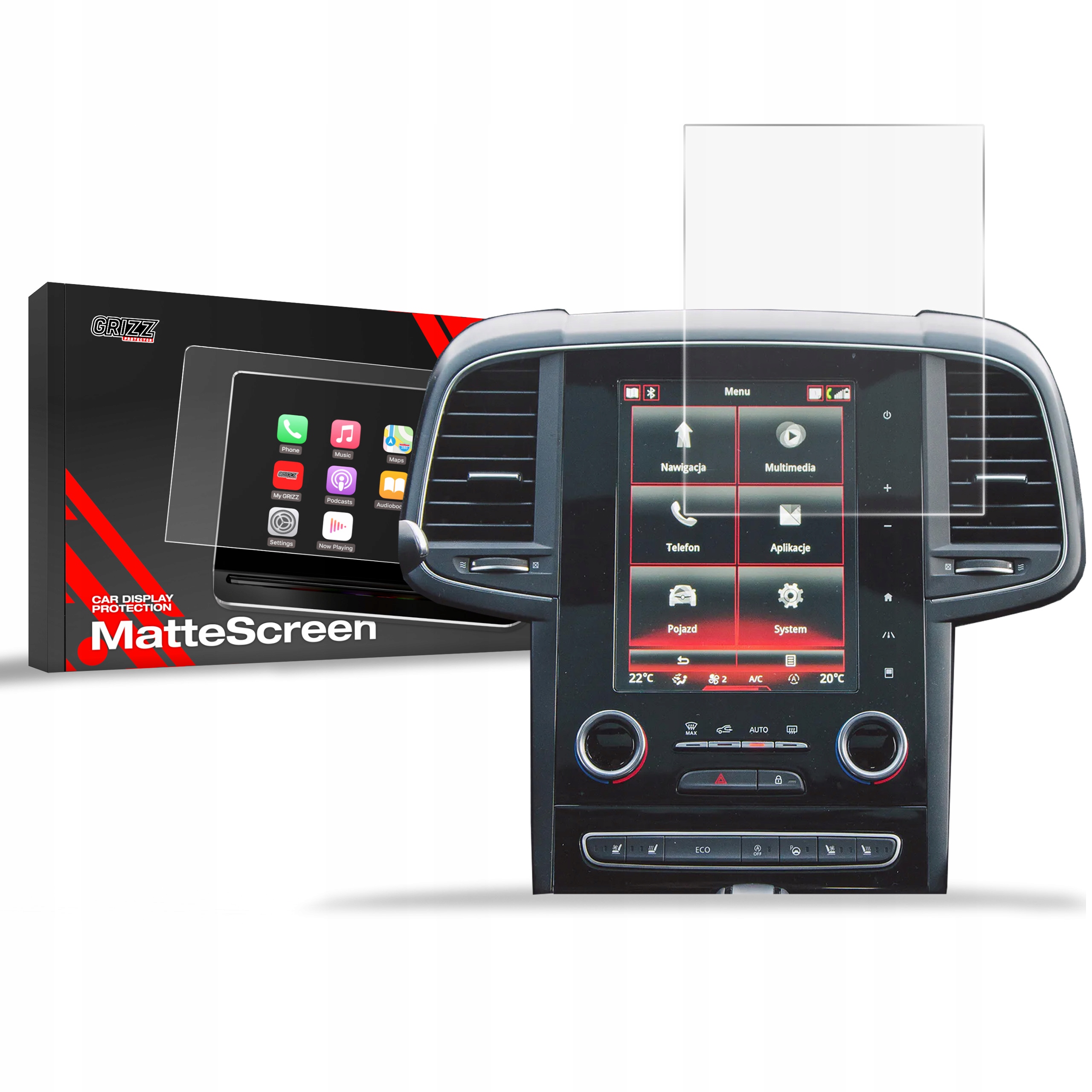 Folia Antyodciskowa do Renault Scenic 4 8,7" (2016-2019)