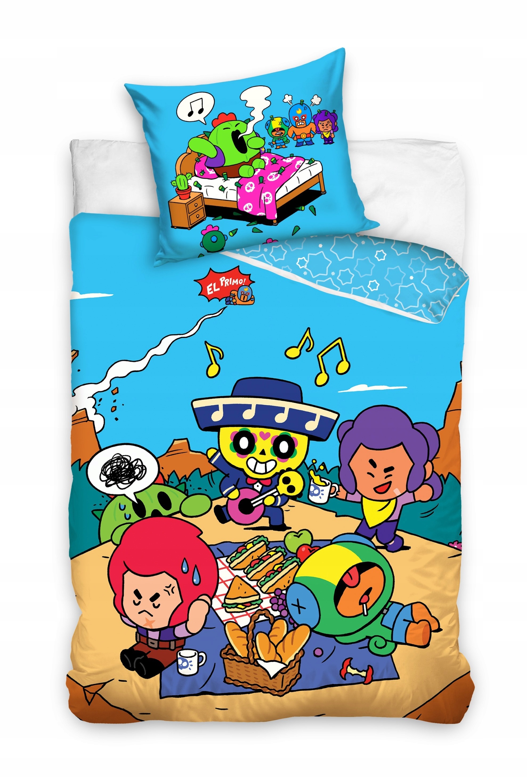 

Pościel Bawełniana 160 X 200 CM Brawl Stars