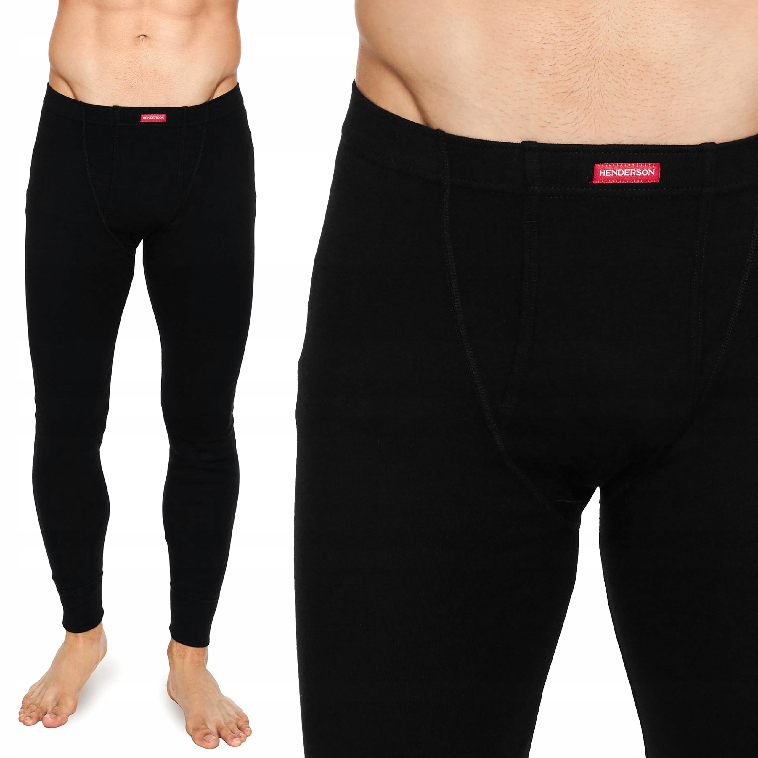 Henderson 4862 pánské přiléhavé legíny 100% Bavlna černé XL