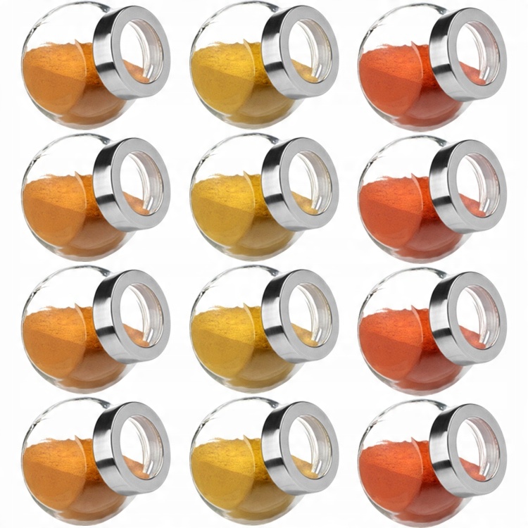 

12x Szklany Słoiczek Pojemnik Na Przyprawy 210ml