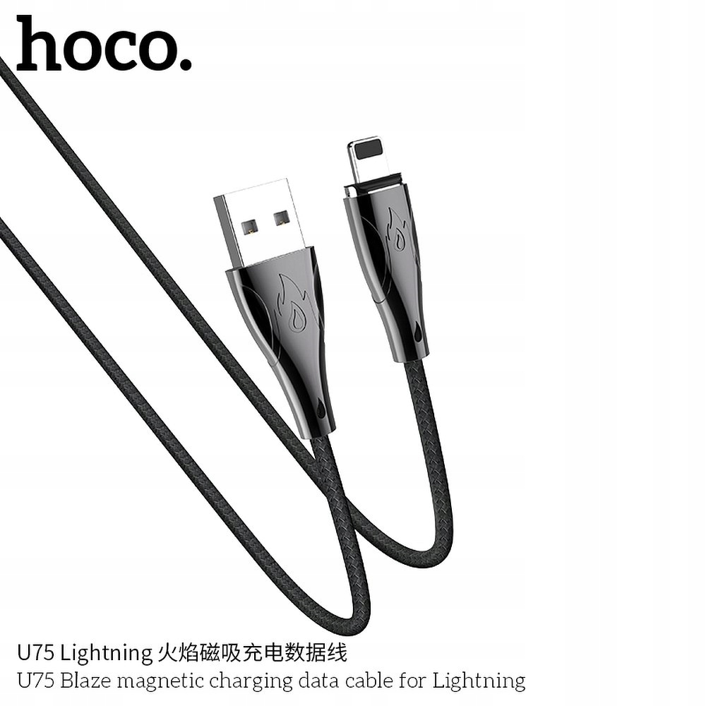 

Kabel Hoco U75 Usb - Apple Lightning 1,2 m czarny