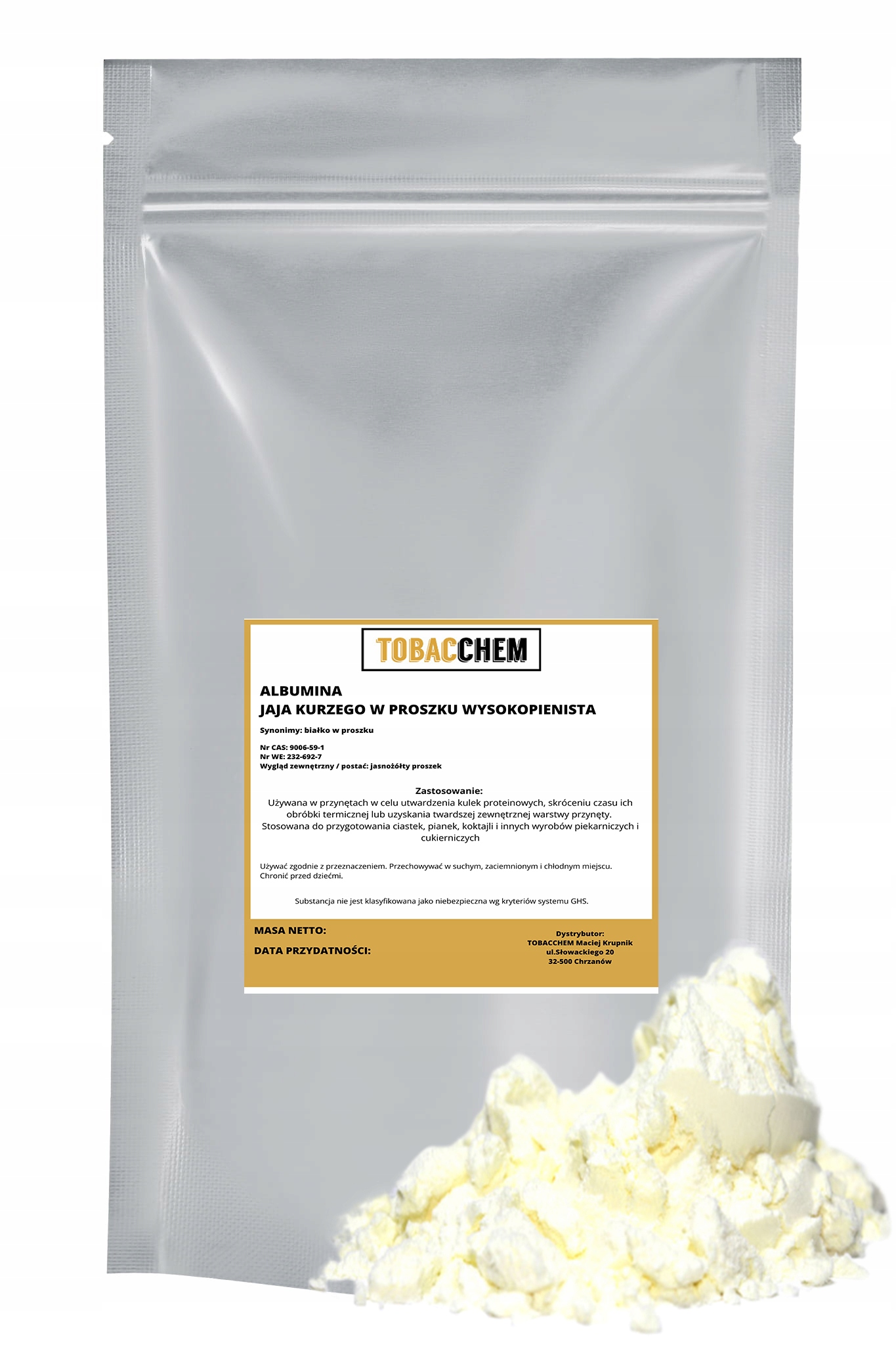 Levně Vysoce Pěnivý Vaječný Albumin 1 Kg