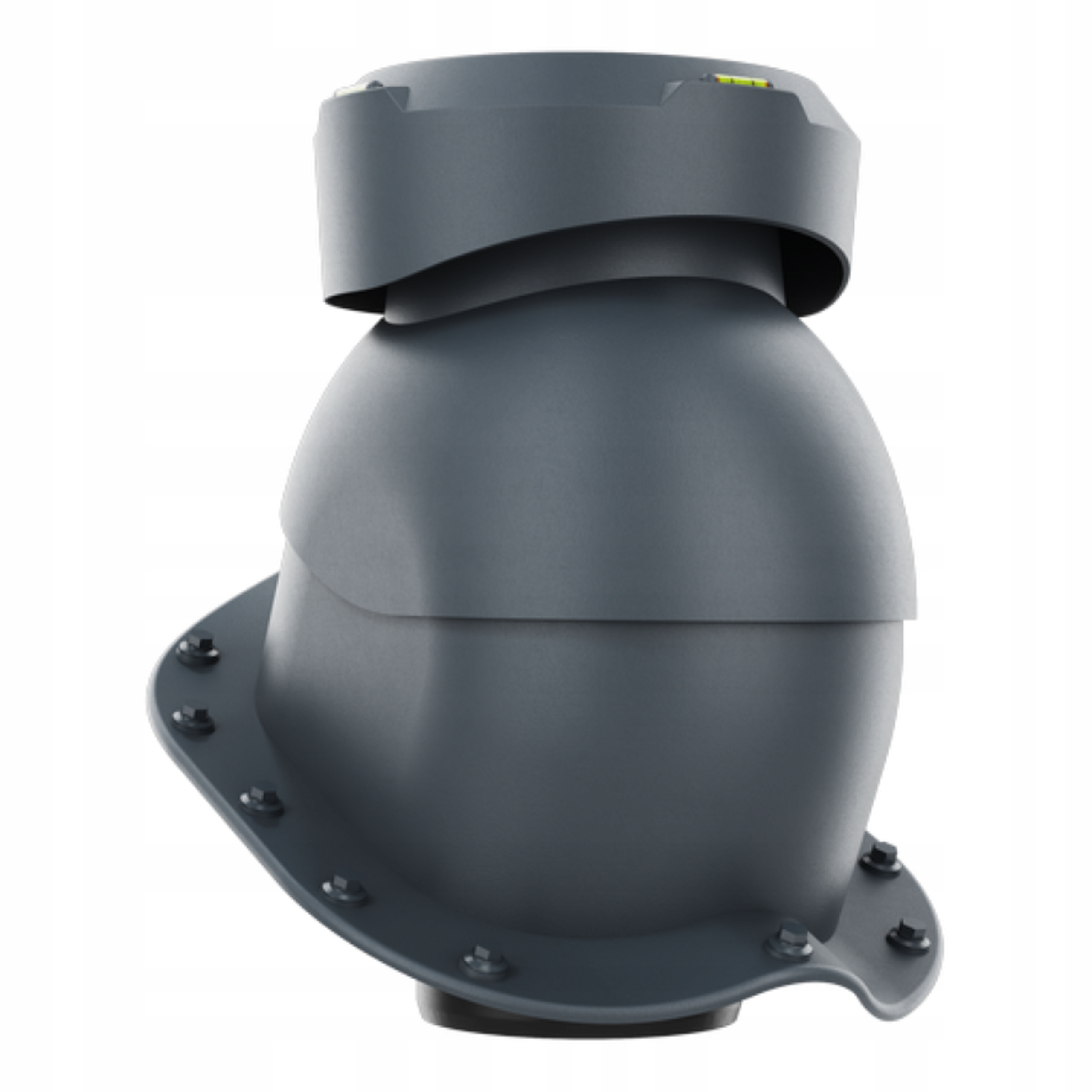 Krbový kanalizační ventilátor fi110 Blachodachówka Antracit 7016