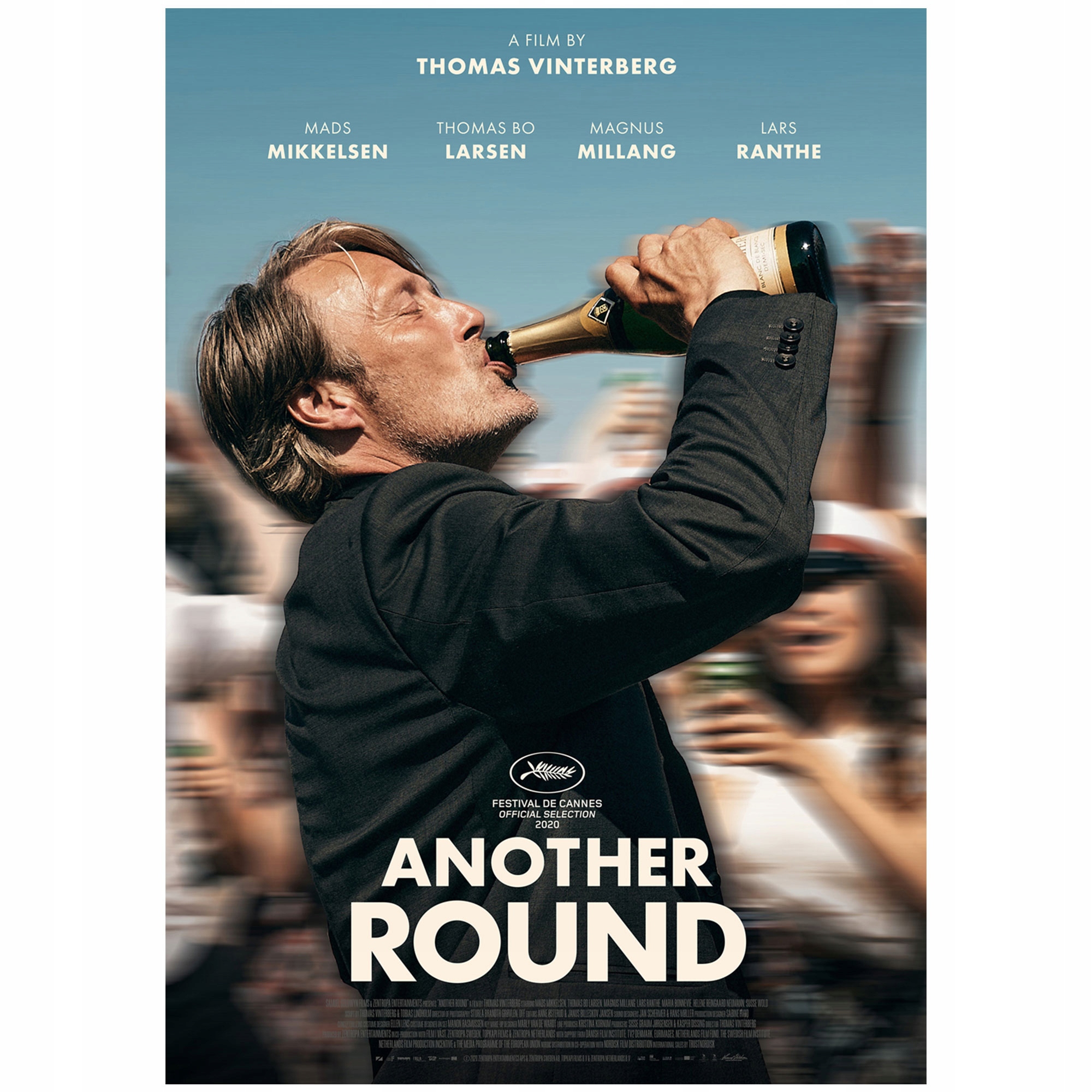 

Plakat Another Round Na rauszu Mads Mikkelsen